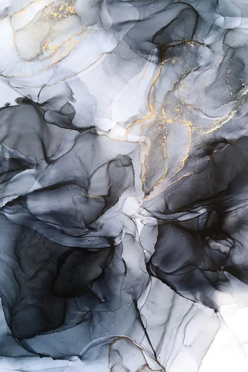 Calm But Dramatic Light Monochromatic Abstract by Elizabeth Karlson wall art