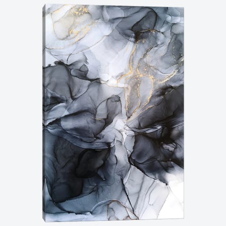 Calm But Dramatic Light Monochromatic Abstract Canvas Print #EZK58} by Elizabeth Karlson Canvas Wall Art