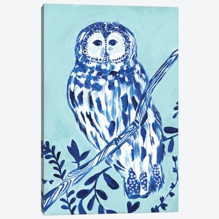 Boho Owl Canvas Print #EZO13} by Elizabeth O'Brien Canvas Art