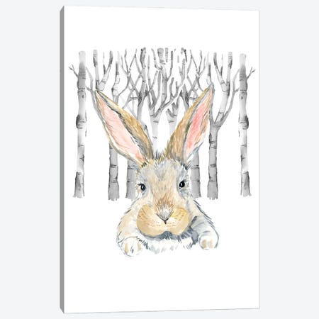 Woodland Bunny Canvas Print #EZO33} by Elizabeth O'Brien Canvas Wall Art