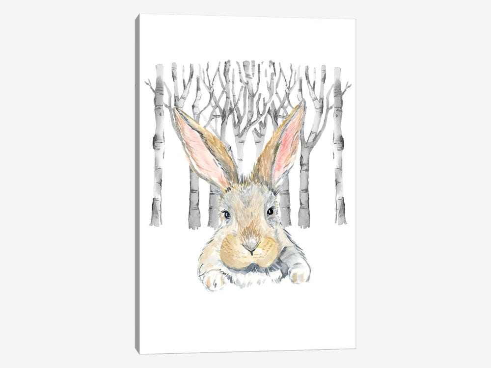 Woodland Bunny by Elizabeth O'Brien 1-piece Art Print
