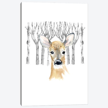 Woodland Deer Canvas Print #EZO34} by Elizabeth O'Brien Canvas Print