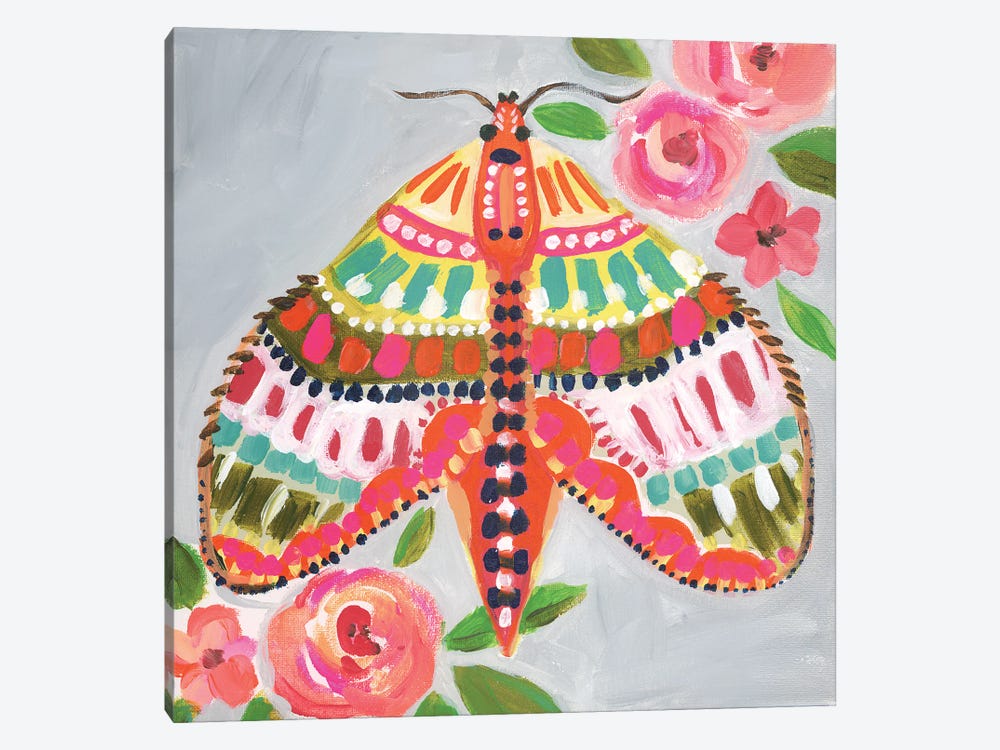 Boho Butterfly by Elizabeth O'Brien 1-piece Canvas Artwork