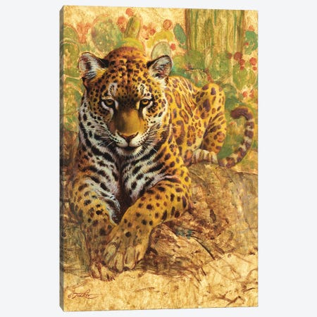 American Tiger Canvas Print #EZT6} by Ezra Tucker Art Print