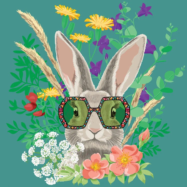 Summer Bunny In Gucci Glasses