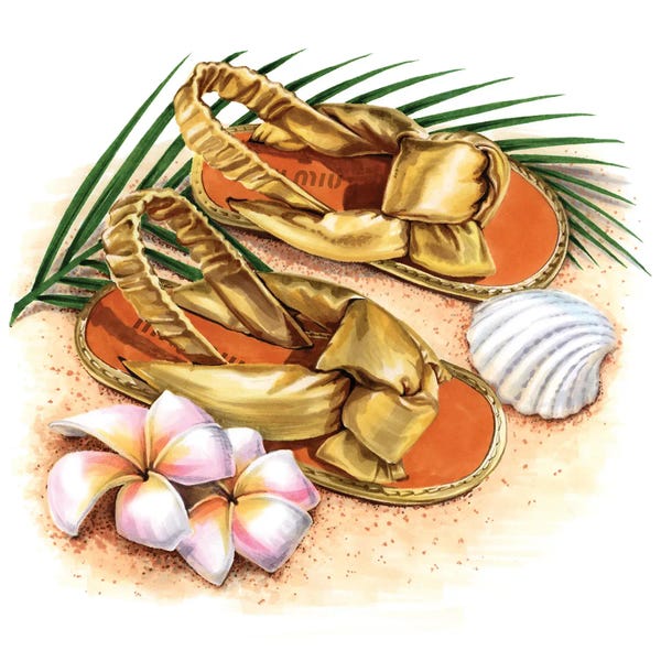 Beach Lover: Miu Miu On Beach by Elizaveta Molchanova