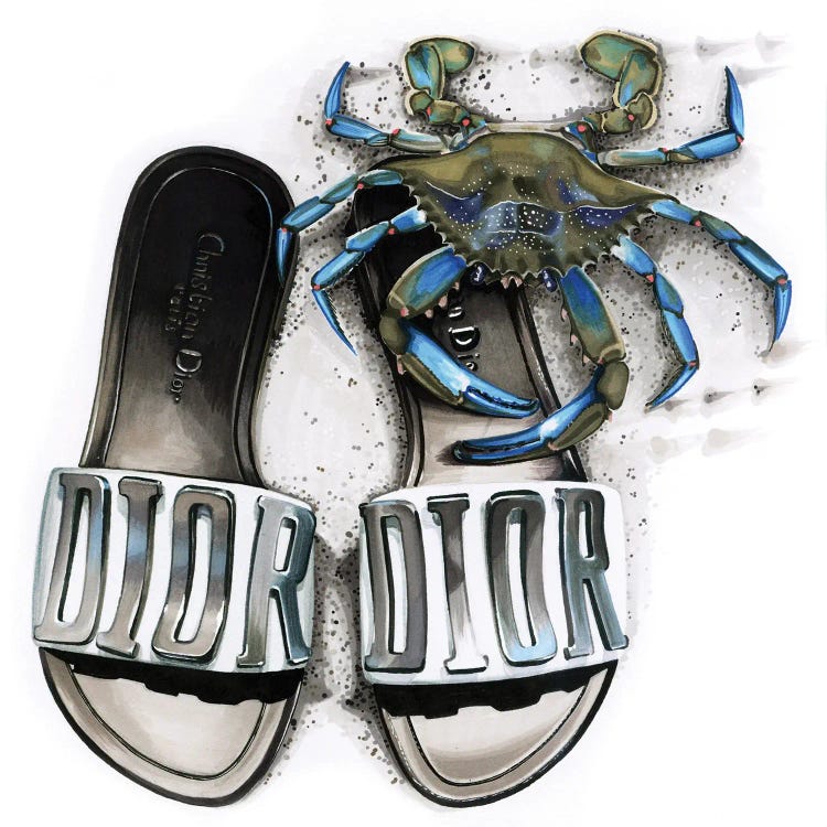 Blue Crab In Dior