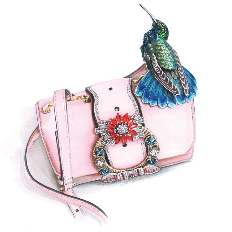 Miu Miu Bag With Hammingbird