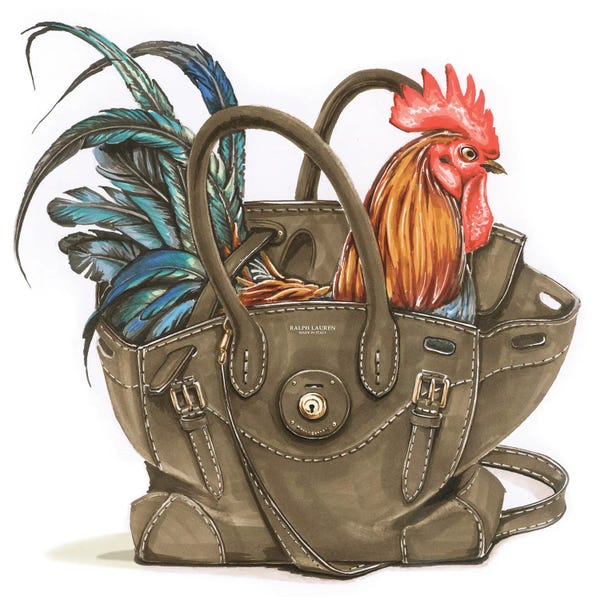 Fashion Is Life: Rooster In Ralf Lauren by Elizaveta Molchanova