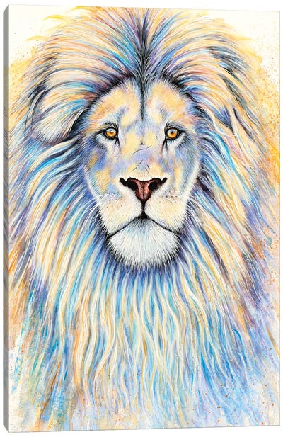 Leo The Lion Canvas Art Print - Michelle Faber