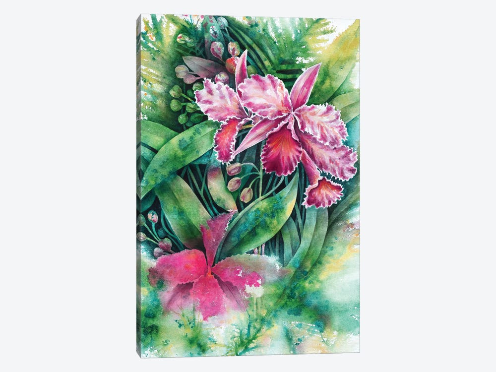 Pink Orchid by Michelle Faber 1-piece Art Print
