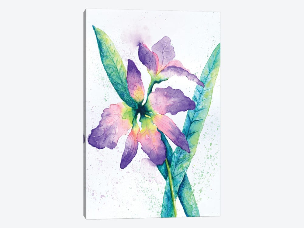 Purple Orchid by Michelle Faber 1-piece Art Print