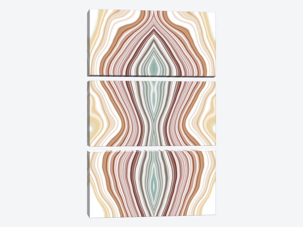 Fluctuating Tides by 5by5collective 3-piece Canvas Art