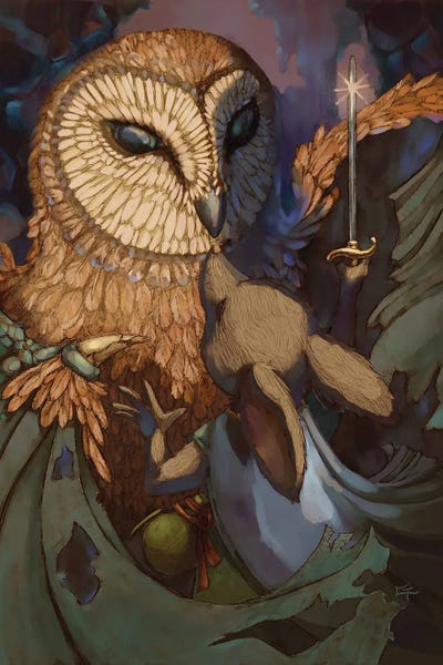 Owls: Little Hero by Might Fly Art & Illustration