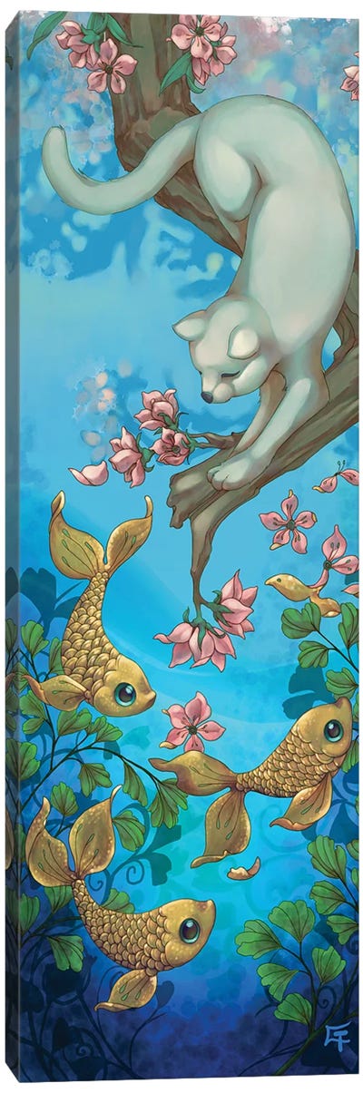 Fishes Do Come True Canvas Art Print - Might Fly Art & Illustration