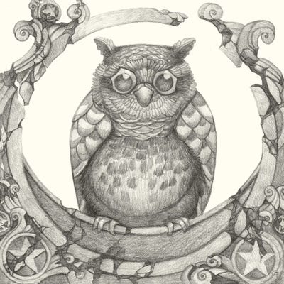 Feathered Friend by Might Fly Art & Illustration canvas print