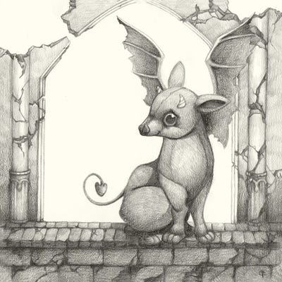 Funny Faces by Might Fly Art & Illustration canvas print