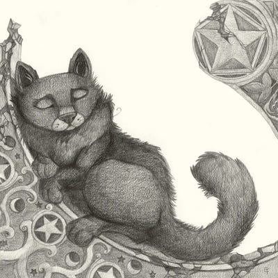 Lucky Star by Might Fly Art & Illustration canvas print