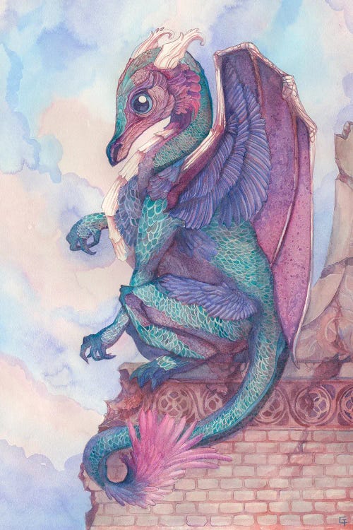 Jewel Among The Ruins by Might Fly Art & Illustration wall art