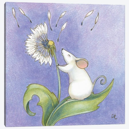 Little Wishes Canvas Print #FAI14} by Might Fly Art & Illustration Canvas Print