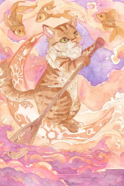 Among The Star Fish by Might Fly Art & Illustration acrylic art print