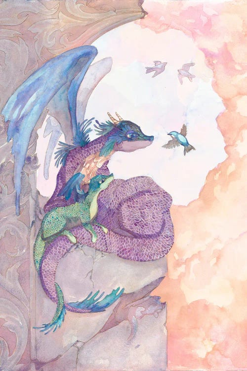 A View Of The Sky by Might Fly Art & Illustration wall art