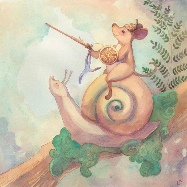 Snails: Let Us Away by Might Fly Art & Illustration