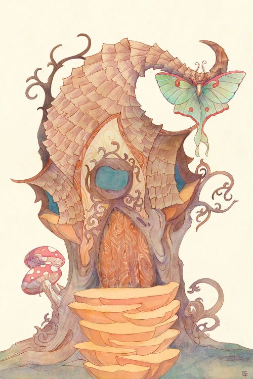 Fairy House by Might Fly Art & Illustration wall art