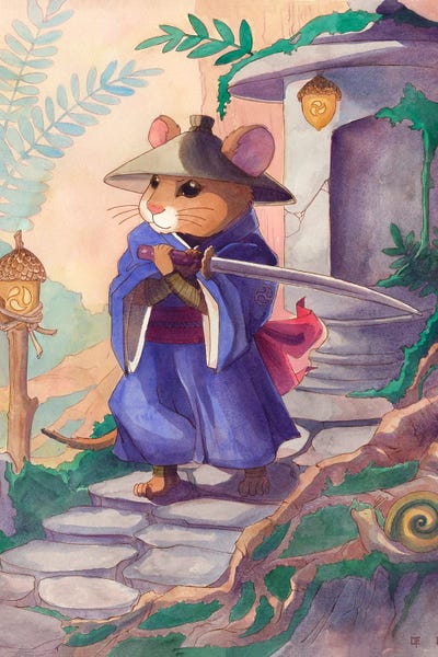 Animal Illustrations: Mousesashie by Might Fly Art & Illustration