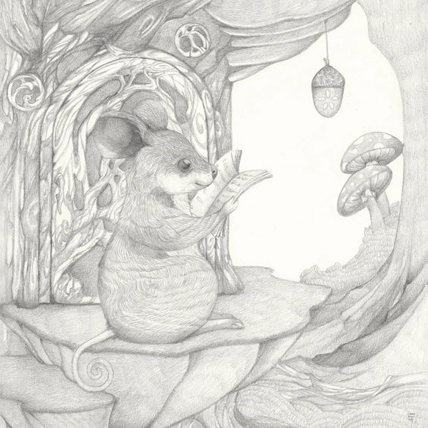 Mice: Today's News by Might Fly Art & Illustration