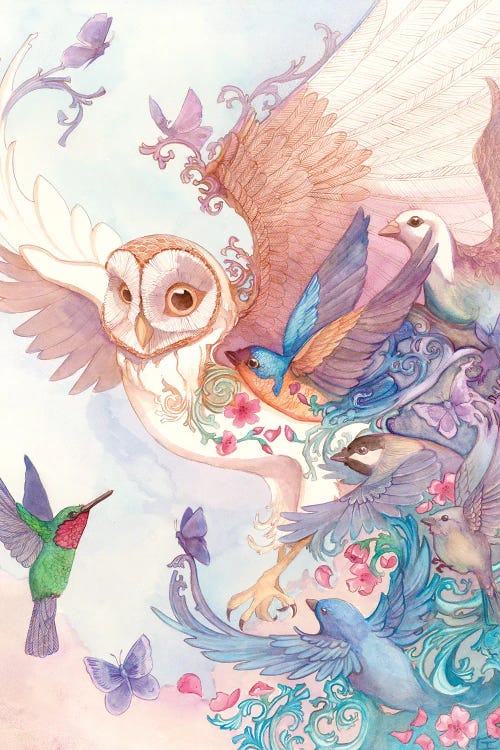 Might Fly Art & Illustration: Spirit Of The Wind by Might Fly Art & Illustration