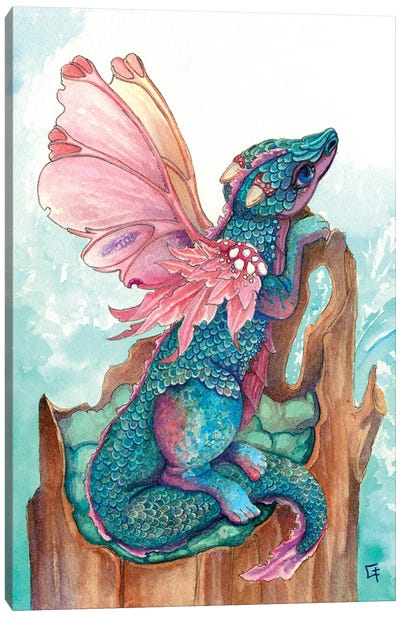 Fairy Dragon Canvas Art Print - Might Fly Art & Illustration