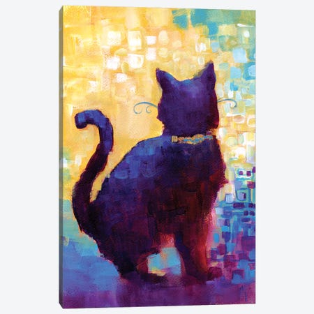 Psychedelic Rainbow Black Cat - Felix Spiral Notebook by Rebecca