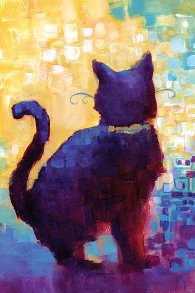 Black Cats: There Goes Trouble by Might Fly Art & Illustration