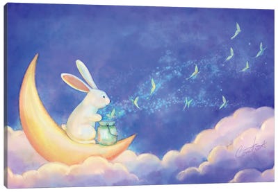 Dreams Canvas Art Print - Rabbit Art