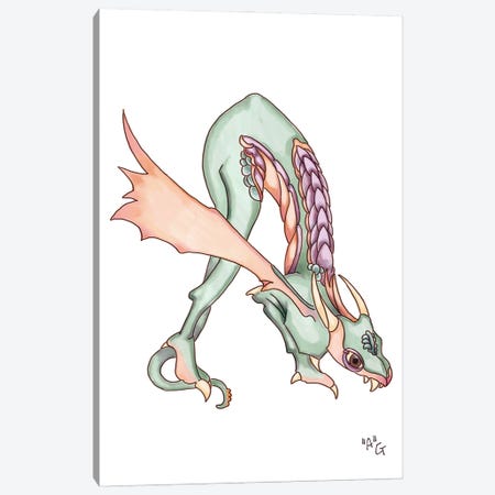 Monster Letter A Canvas Print #FAI72} by Might Fly Art & Illustration Canvas Artwork