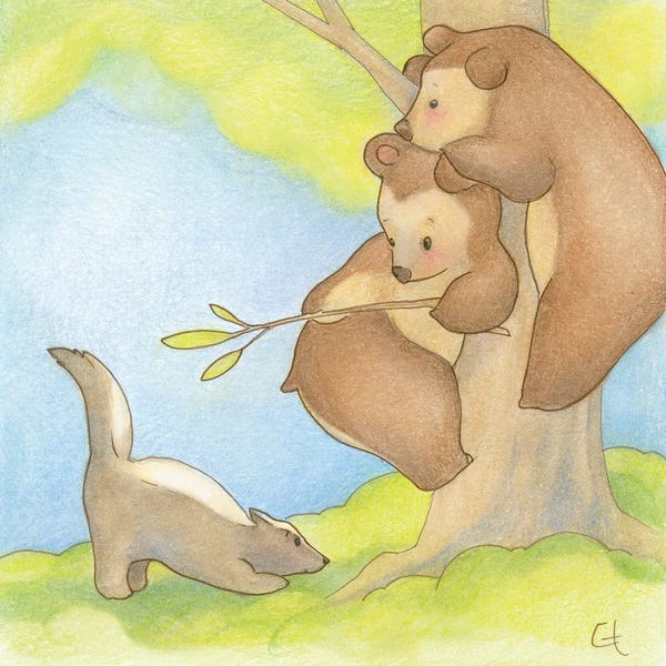 Skunks: Fortune Favors the Brave by Might Fly Art & Illustration