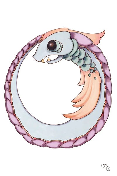 Kids Educational Art: Monster Letter O by Might Fly Art & Illustration