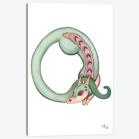 Monster Letter Q Canvas Print #FAI88} by Might Fly Art & Illustration Canvas Print