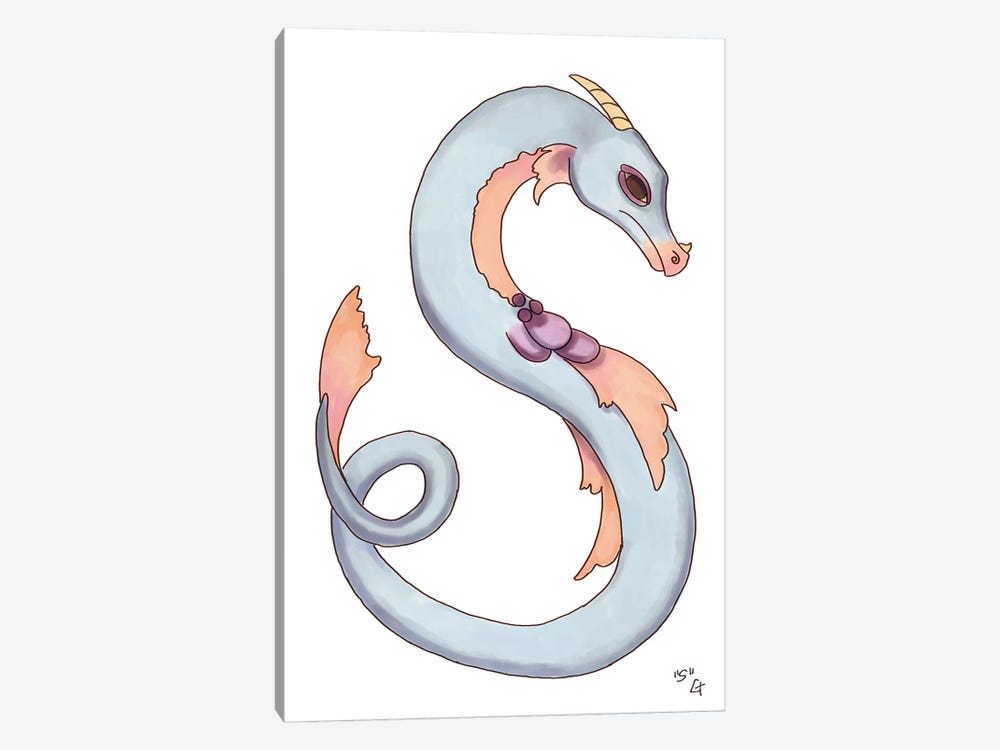 Monster Letter S by Might Fly Art & Illustration 1-piece Art Print