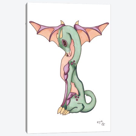 Monster Letter T Canvas Print #FAI91} by Might Fly Art & Illustration Canvas Art