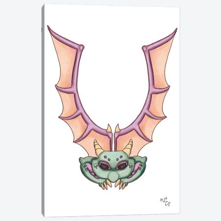 Monster Letter U Canvas Print #FAI92} by Might Fly Art & Illustration Canvas Art