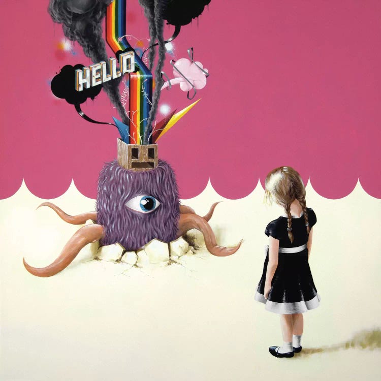 Hello Ruby by Famous When Dead wall art
