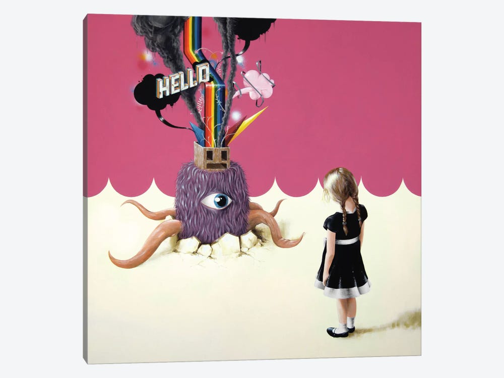 Hello Ruby by Famous When Dead 1-piece Canvas Wall Art