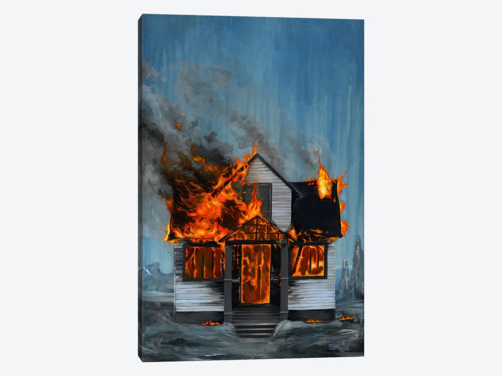 House On Fire by Famous When Dead 1-piece Art Print