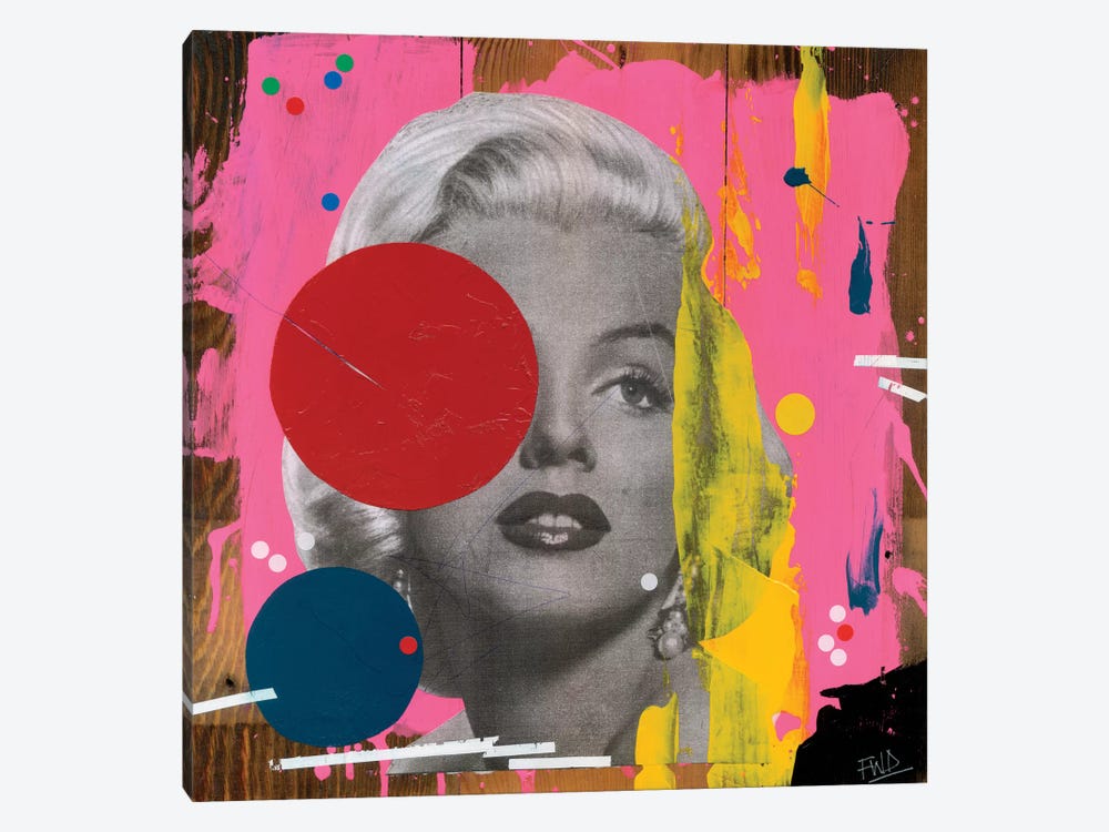 Marilyn by Famous When Dead 1-piece Canvas Art Print
