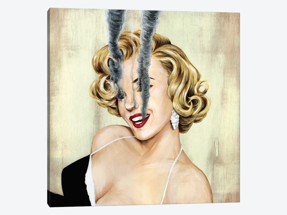 oosten Grafiek handleiding Marilyn Monroe Canvas Art by Famous When Dead | iCanvas