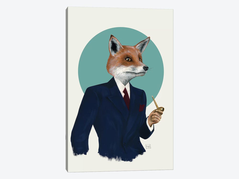 Mr. Fox by Famous When Dead 1-piece Canvas Art Print