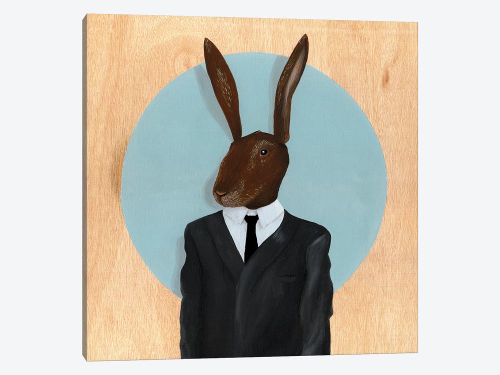 Rabbit by Famous When Dead 1-piece Canvas Artwork