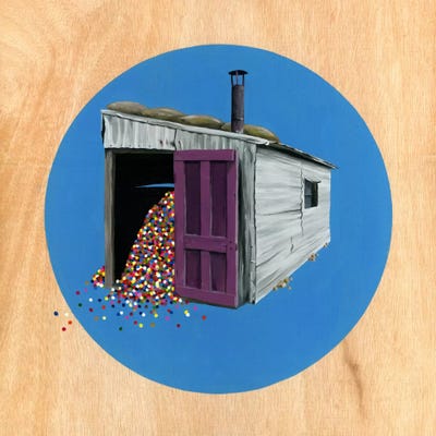 Shed II by Famous When Dead canvas print